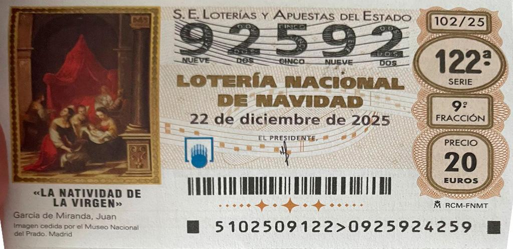 Ya disponible la lotería de Navidad